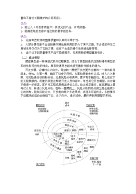 软件开发模型对比,软件开发模型的优缺点及适用范围